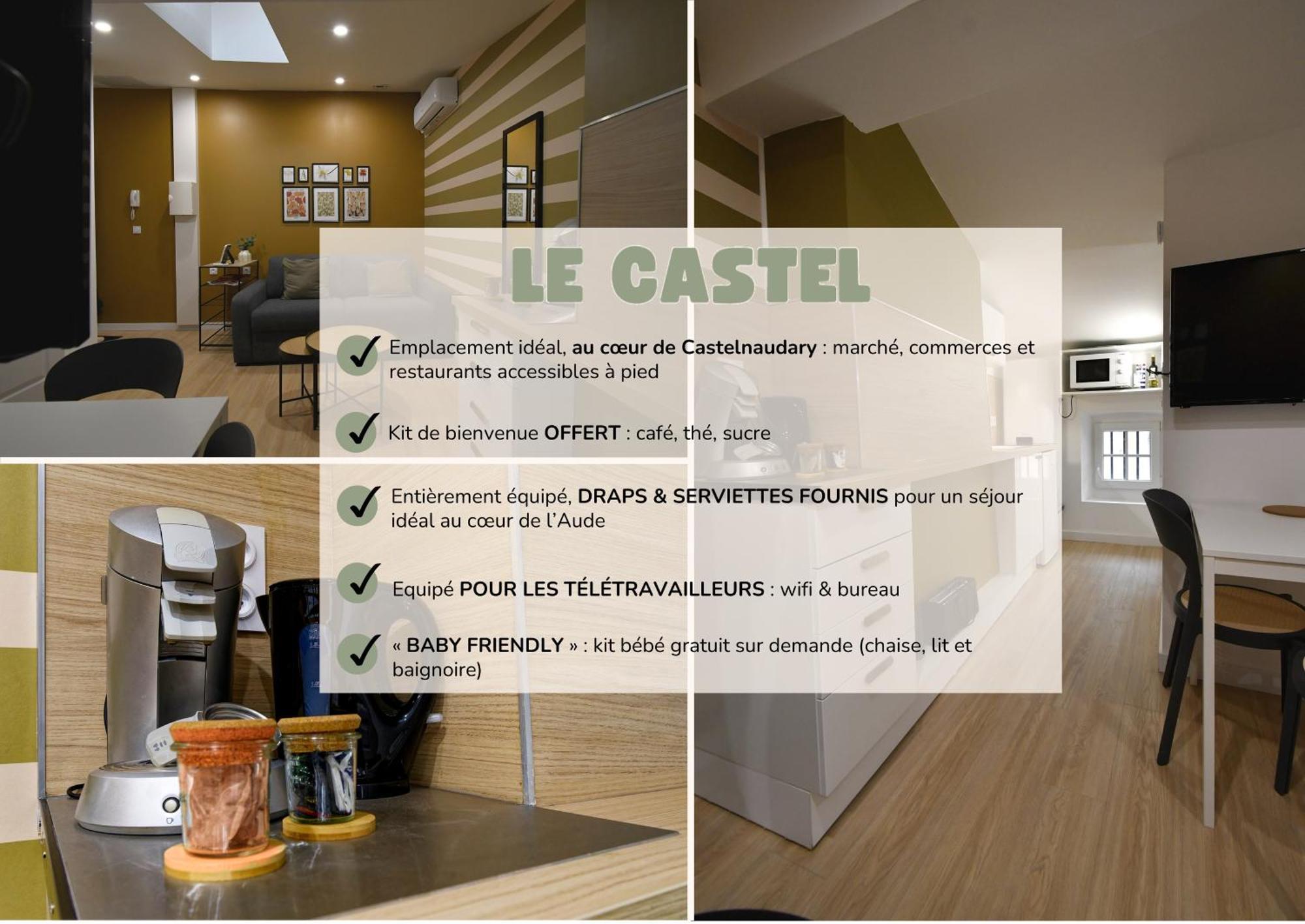 Le Castel Apartment Кастелнодари Екстериор снимка
